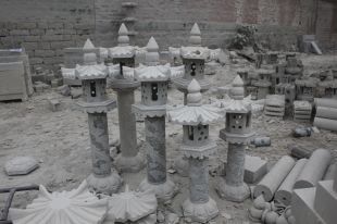 Antique stone lamp-SD001