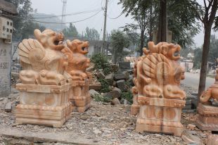 Stone carving Kylin, Kylin sculpture-QL001