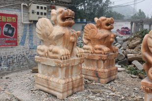 Stone carving Kylin, Kylin sculpture-QL002