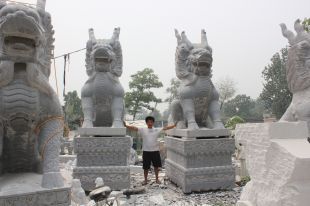 Stone carving Kylin, Kylin sculpture-QL007