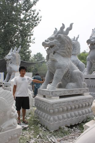Stone carving Kylin, Kylin sculpture-QL008