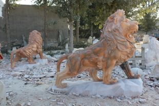 Stone lion, marble lion-SZ001