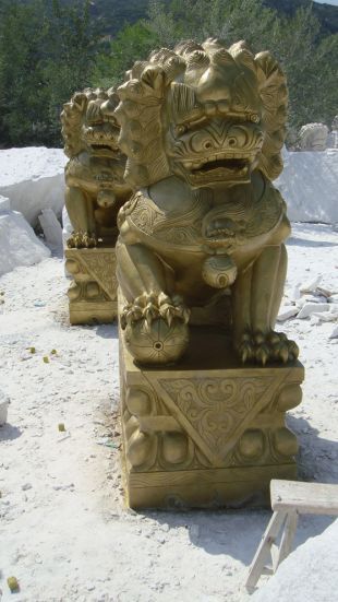 Stone lion, marble lion-SZ005