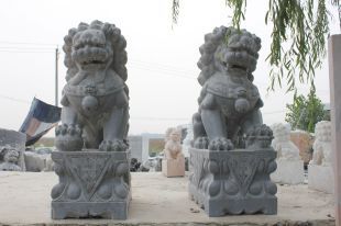 Stone lion, marble lion-SZ007