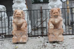 Stone lion, marble lion-SZ008