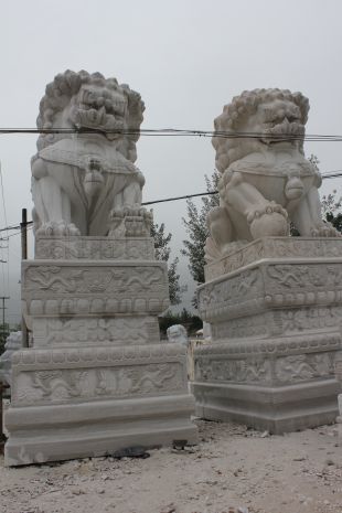 Stone lion, marble lion-SZ009