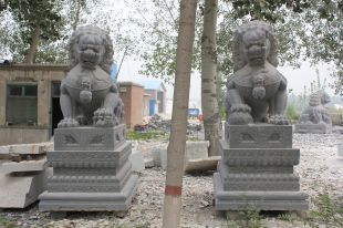 Stone lion, marble lion-SZ010