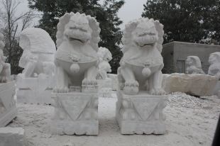 Stone lion, marble lion-SZ012