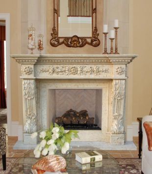 Stone American mantel,Marble mantel ,European mantel -BL023