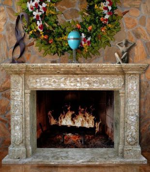 Stone American mantel,Marble mantel ,European mantel -BL030