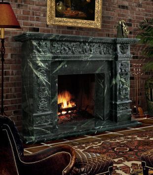 Stone American mantel,Marble mantel ,European mantel -BL034
