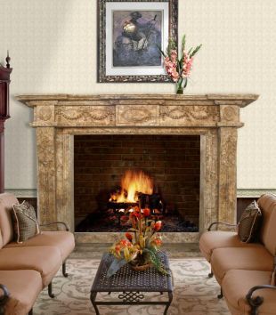 Stone American mantel,Marble mantel ,European mantel -BL044