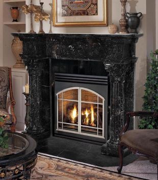Stone column mantel,Marble mantel ,European mantel -BL052