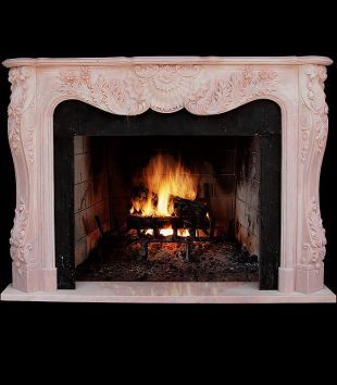 Stone floral mantel,Marble mantel ,European mantel -BL096