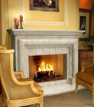 Stone modern mantel,Marble mantel ,European mantel -BL177