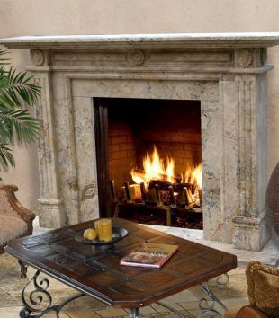 Stone modern mantel,Marble mantel ,European mantel -BL189