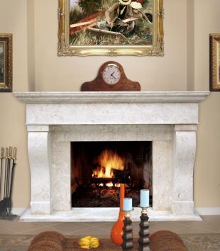 Stone modern mantel,Marble mantel ,European mantel -BL191