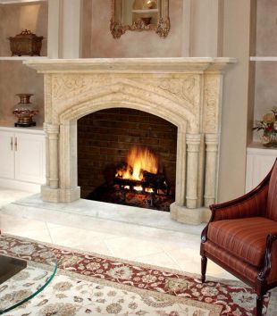 Stone modern mantel,Marble mantel ,European mantel -BL193