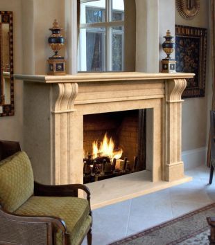 Stone modern mantel,Marble mantel ,European mantel -BL194
