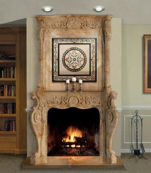 Stone overmantels mantel,Marble mantel ,European mantel -BL203