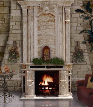 Stone overmantels mantel,Marble mantel ,European mantel -BL212