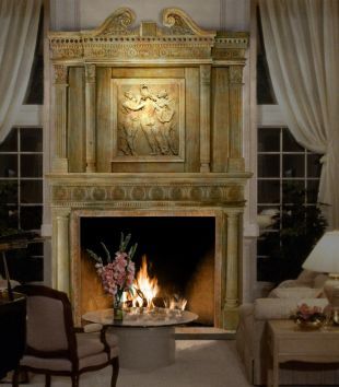 Stone overmantels mantel,Marble mantel ,European mantel -BL213