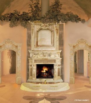 Stone overmantels mantel,Marble mantel ,European mantel -BL217