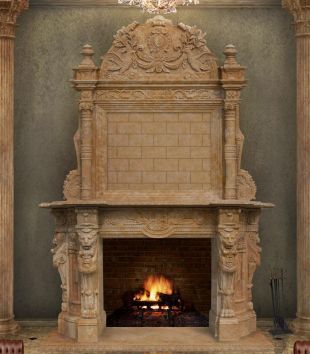 Stone overmantels mantel,Marble mantel ,European mantel -BL218