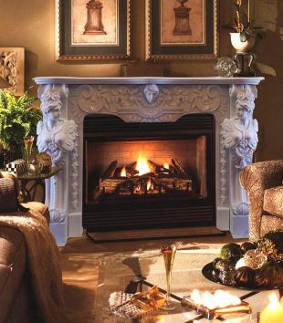 Stone statues mantel,Marble mantel ,European mantel -BL237