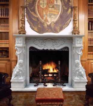 Stone statues mantel,Marble mantel ,European mantel -BL241