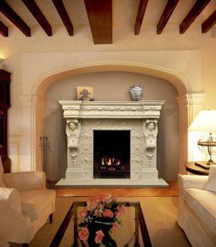 Stone statues mantel,Marble mantel ,European mantel -BL249