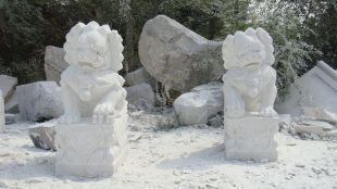 Stone lion, marble lion-SZ023