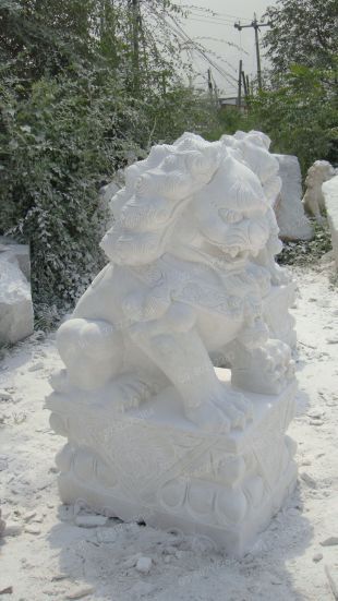 Stone lion, marble lion-SZ024
