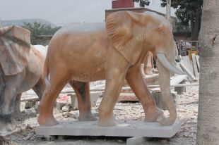 QuYang stone carving QuYang sculpture Animal carving Elephant - DX128