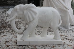 QuYang stone carving QuYang sculpture Animal carving Elephant - DX142