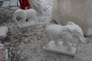 QuYang stone carving QuYang sculpture Animal carving Elephant - DX143