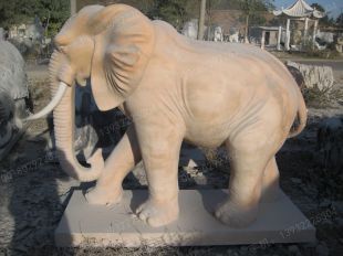 QuYang stone carving QuYang sculpture Animal carving Elephant - DX162