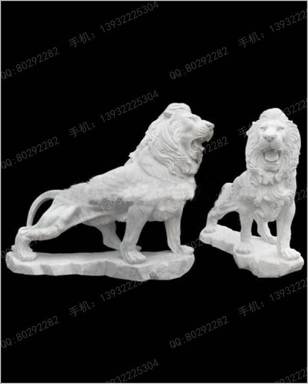 Animal carving stone lion sculpture stone lion price stone lion picture European stone lion -OS342