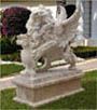 Animal carving stone lion sculpture stone lion price stone lion picture European stone lion -OS357