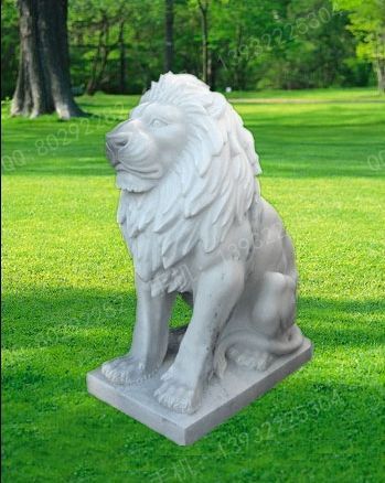 Animal carving stone lion sculpture stone lion price stone lion picture European stone lion -OS365