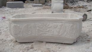 Ancient stone carving aquarium, Ancient stone carving flowerpot YG067