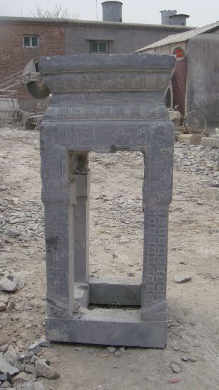 Ancient stone carving aquarium, Ancient stone carving flowerpot YG069