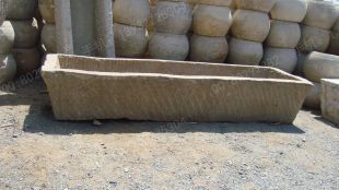 Ancient stone carving aquarium, Ancient stone carving flowerpot YG073