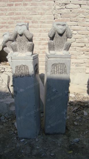 Antique stone carving ,Antique statue,Antique sculpture, Antique stone shuanmazhuang -SMZ003