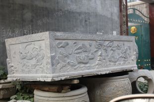 Ancient stone carving aquarium, Ancient stone carving flowerpot YG473