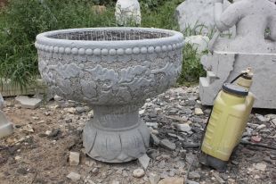 Ancient stone carving aquarium, Ancient stone carving flowerpot YG481