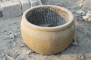 Ancient stone carving aquarium, Ancient stone carving flowerpot YG521
