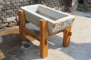 Ancient stone carving aquarium, Ancient stone carving flowerpot YG532