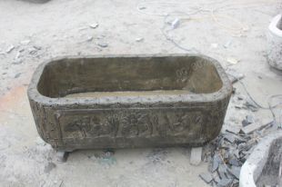 Ancient stone carving aquarium, Ancient stone carving flowerpot YG545