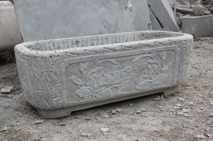 Ancient stone carving aquarium, Ancient stone carving flowerpot YG550